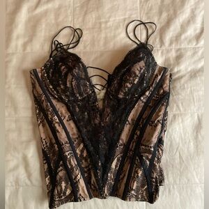 La Perla Lace corset size IT 44, US 4 , cup size B/C